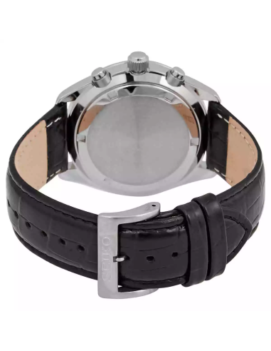 reloj cronógrafo deportivo hombre Seiko Neosports SSB383P1 41.5mm 100m WR correa de cuero