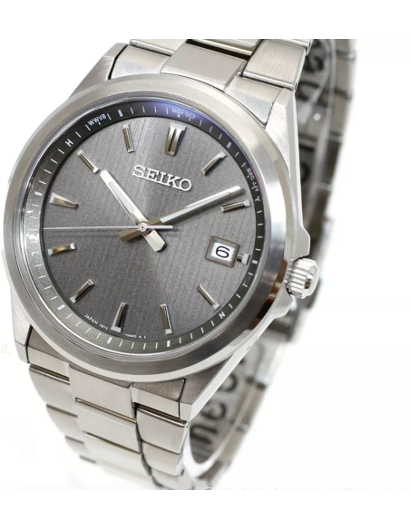 solar radio-control hombre Seiko Selection SBTM347 JDM 39.8mm cristal de zafiro 100m WR