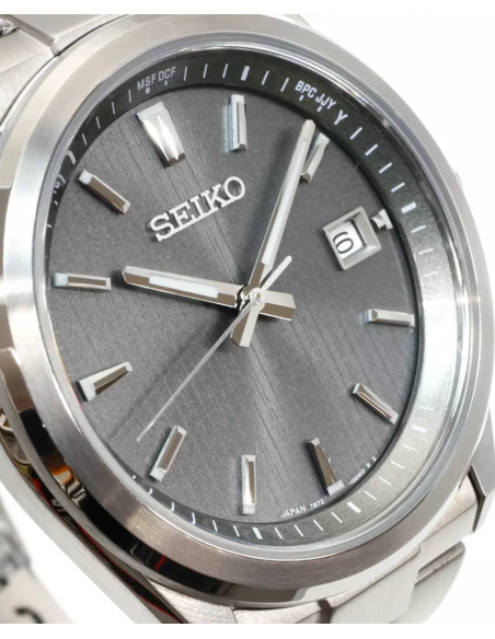 solar radio-control hombre Seiko Selection SBTM347 JDM 39.8mm cristal de zafiro 100m WR