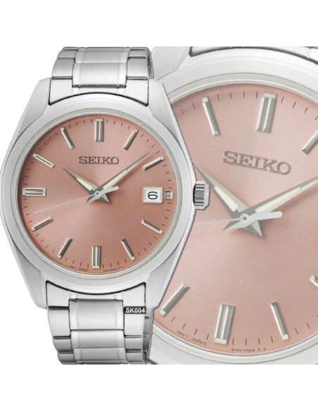 reloj clásico hombre Seiko NeoClassic SUR523P1 40.2mm cristal de zafiro  correa de acero movimiento de cuarzo 100m WR