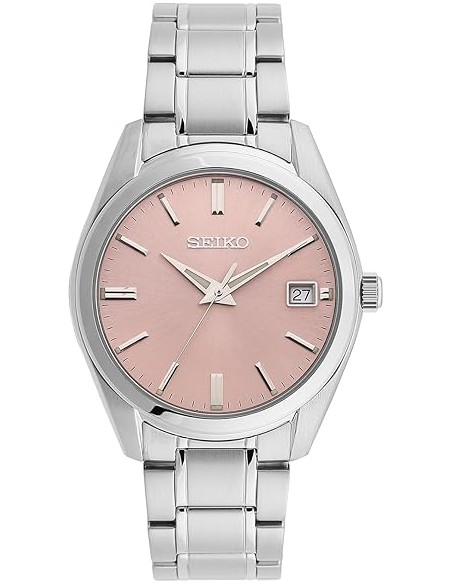 reloj clásico hombre Seiko NeoClassic SUR523P1 40.2mm cristal de zafiro  correa de acero movimiento de cuarzo 100m WR