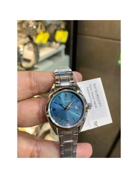 reloj clásico hombre Seiko NeoClassic SUR525P1 40.2mm cristal de zafiro  correa de acero movimiento de cuarzo