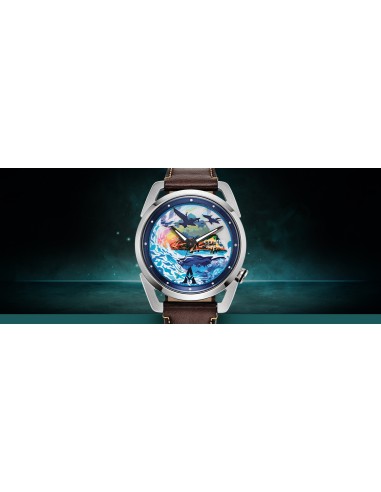 reloj hombre Citizen Eco-Drive Avatar Pandora AW2060-02W 42mm 100m WR correa de cuero