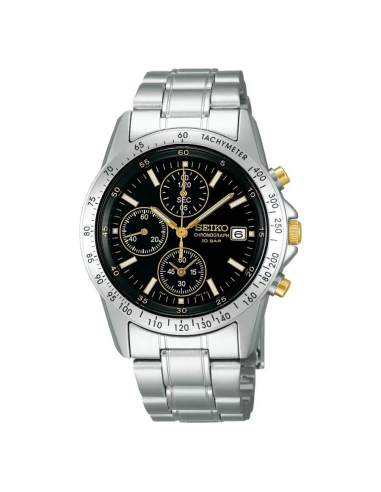 cronógrafo hombre Seiko Spirit SBTQ043 JDM Limited model 38.5mm 100m WR correa de acero
