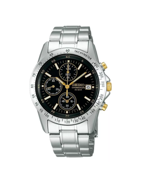 cronógrafo hombre Seiko Spirit SBTQ043 JDM Limited model 38.5mm 100m WR correa de acero