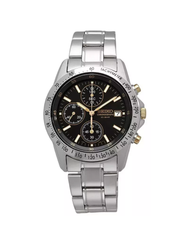 cronógrafo hombre Seiko Spirit SBTQ043 JDM Limited model 38.5mm 100m WR correa de acero