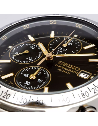 cronógrafo hombre Seiko Spirit SBTQ043 JDM Limited model 38.5mm 100m WR correa de acero