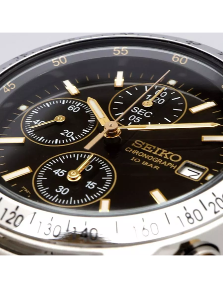 cronógrafo hombre Seiko Spirit SBTQ043 JDM Limited model 38.5mm 100m WR correa de acero