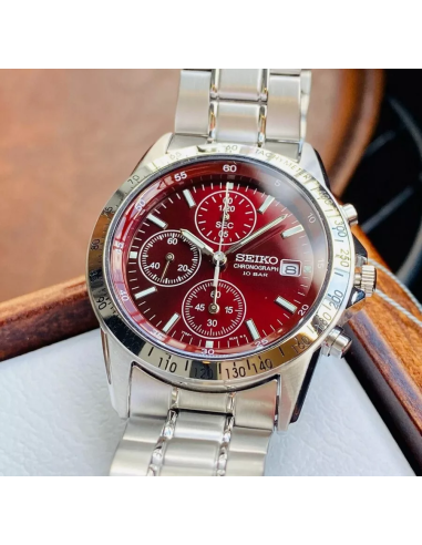 reloj cronógrafo hombre Seiko Spirit SBTQ045 JDM Limited model 38.5mm 100m WR correa de acero