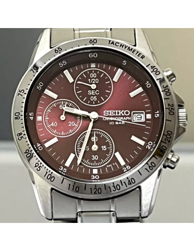 reloj cronógrafo hombre Seiko Spirit SBTQ045 JDM Limited model 38.5mm 100m WR correa de acero