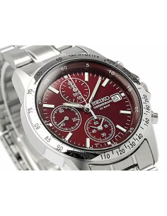 reloj cronógrafo hombre Seiko Spirit SBTQ045 JDM Limited model 38.5mm 100m WR correa de acero 2