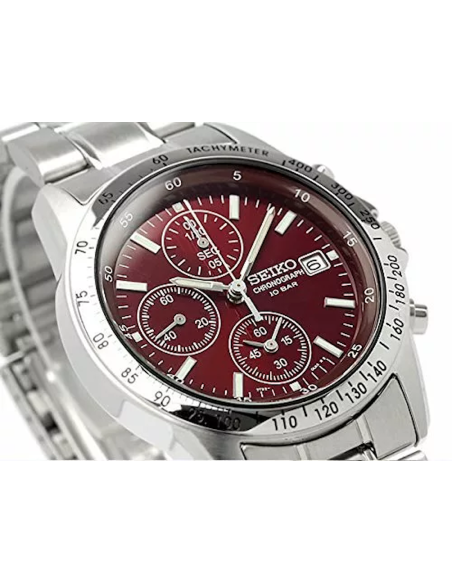 reloj cronógrafo hombre Seiko Spirit SBTQ045 JDM Limited model 38.5mm 100m WR correa de acero