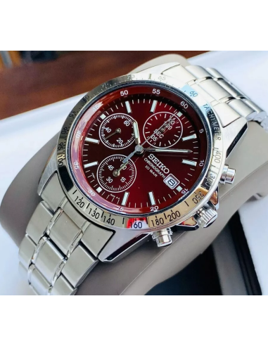 reloj cronógrafo hombre Seiko Spirit SBTQ045 JDM Limited model 38.5mm 100m WR correa de acero