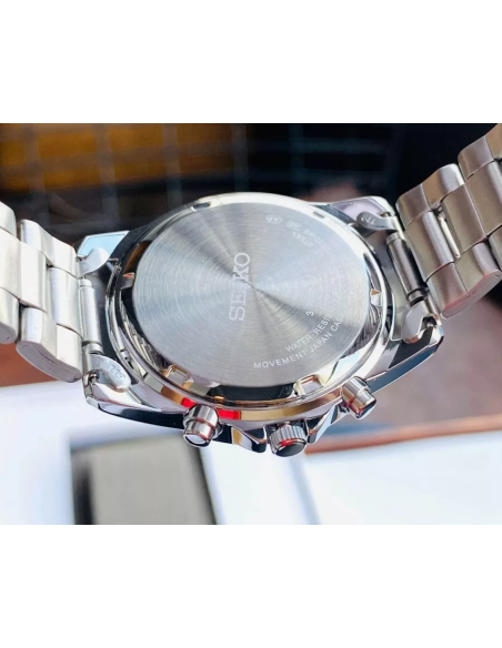 reloj cronógrafo hombre Seiko Spirit SBTQ045 JDM Limited model 38.5mm 100m WR correa de acero