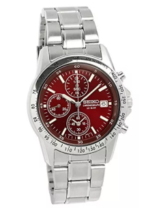 reloj cronógrafo hombre Seiko Spirit SBTQ045 JDM Limited model 38.5mm 100m WR correa de acero