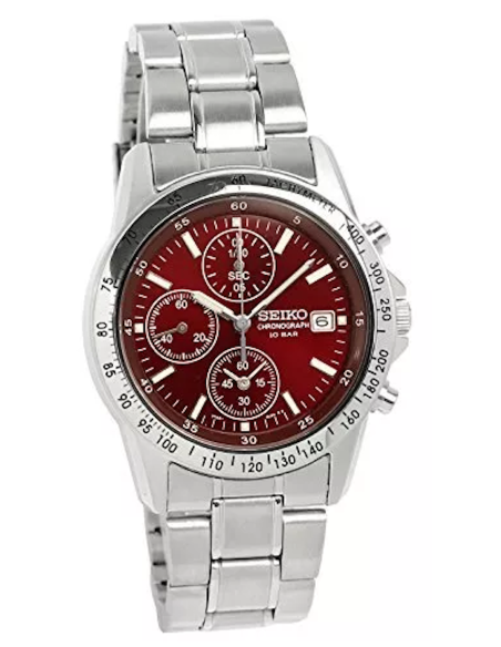 reloj cronógrafo hombre Seiko Spirit SBTQ045 JDM Limited model 38.5mm 100m WR correa de acero