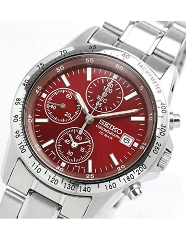 reloj cronógrafo hombre Seiko Spirit SBTQ045 JDM Limited model 38.5mm 100m WR correa de acero