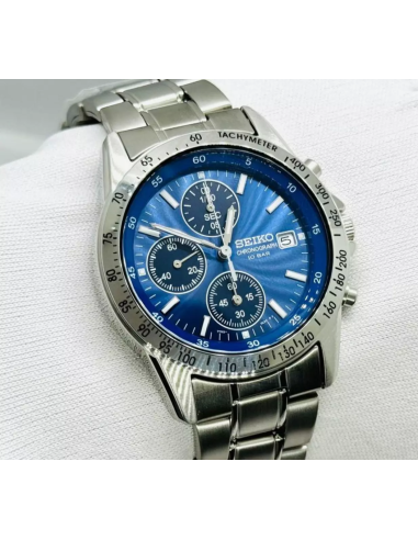 cronógrafo hombre Seiko Spirit  SBTQ071 JDM 38.5MM Limited model 100M WR correa de acero