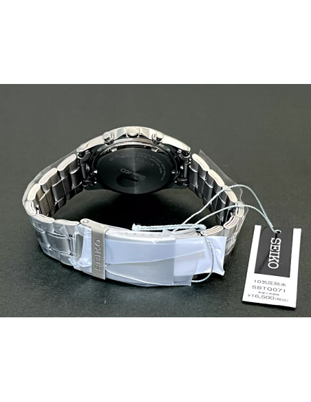 cronógrafo hombre Seiko Spirit  SBTQ071 JDM 38.5MM Limited model 100M WR correa de acero
