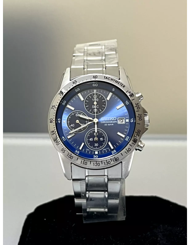 cronógrafo hombre Seiko Spirit SBTQ071 JDM 38.5MM Limited model 100M WR correa de acero
