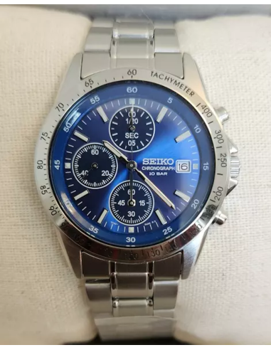 cronógrafo hombre Seiko Spirit SBTQ071 JDM 38.5MM Limited model 100M WR correa de acero