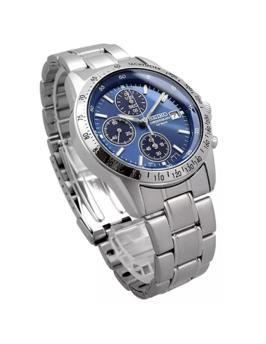 cronógrafo hombre Seiko Spirit  SBTQ071 JDM 38.5MM Limited model 100M WR correa de acero