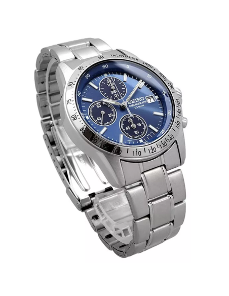 cronógrafo hombre Seiko Spirit  SBTQ071 JDM 38.5MM Limited model 100M WR correa de acero