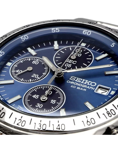 cronógrafo hombre Seiko Spirit  SBTQ071 JDM 38.5MM Limited model 100M WR correa de acero