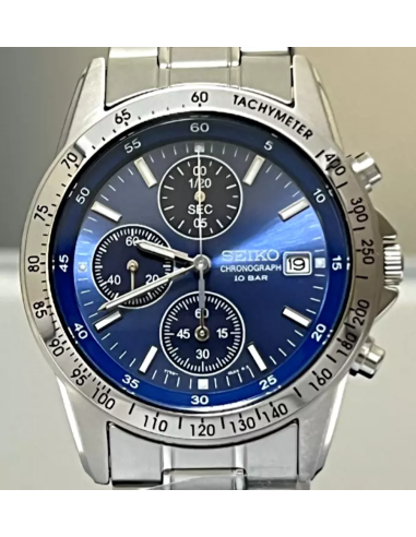 cronógrafo hombre Seiko Spirit SBTQ071 JDM 38.5MM Limited model 100M WR correa de acero