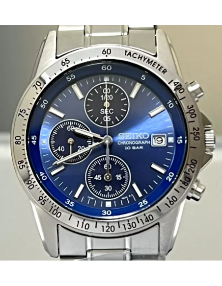 cronógrafo hombre Seiko Spirit SBTQ071 JDM 38.5MM Limited model 100M WR correa de acero