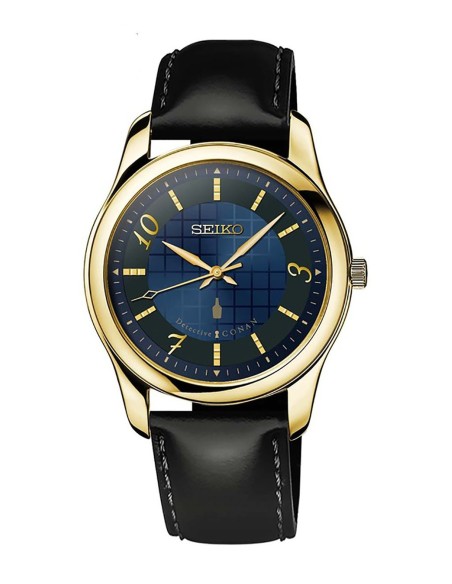 reloj unisex Seiko DETECTIVE CONAN Bourbon × SEIKO COLLABORATION WATCH MADE IN JAPAN LIMITED EDITION 35mm