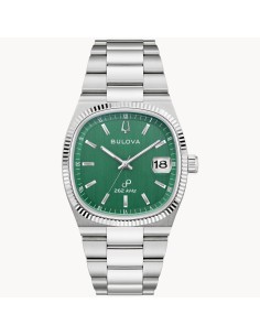 reloj hombre Bulova Precisionist Super Seville 96B439 262Hz 37,5mm Cristal de zafiro antirreflejos correa de acero