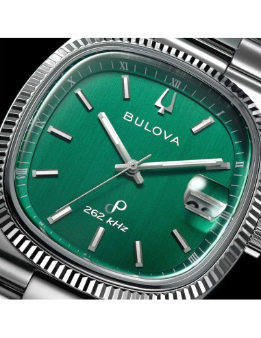 reloj hombre Bulova Precisionist Super Seville 96B439 262Hz 37,5mm Cristal de zafiro antirreflejos correa de acero