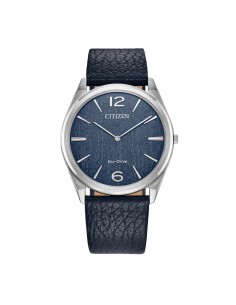 reloj unisex Citizen Suratto Eco-Drive AR3120-08L 38.4mm  50m WR cristal de zafiro correa de cuero