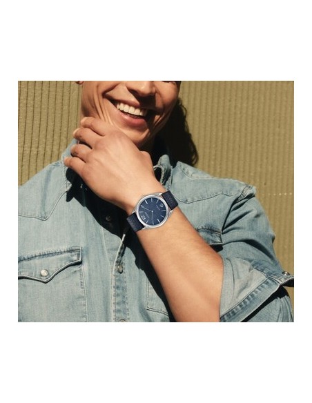 reloj unisex Citizen Suratto Eco-Drive AR3120-08L 38.4mm  50m WR cristal de zafiro correa de cuero
