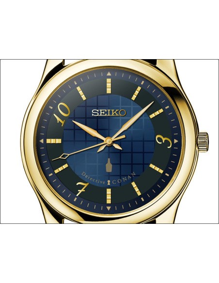 reloj unisex Seiko DETECTIVE CONAN Bourbon × SEIKO COLLABORATION WATCH MADE IN JAPAN LIMITED EDITION 35mm