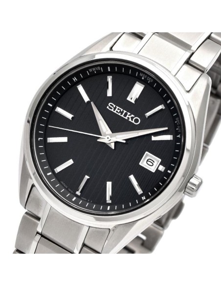 solar Titanio radio-control Seiko Selection SBTM341  JDM 39.5mm 100m WR cristal de zafiro correa y caja de titanio