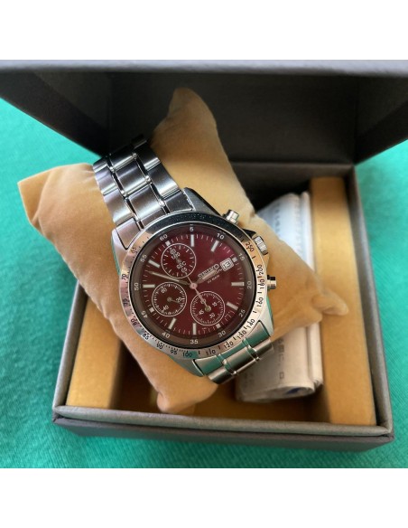 reloj cronógrafo hombre Seiko Spirit SBTQ045 JDM Limited model 38.5mm 100m WR correa de acero