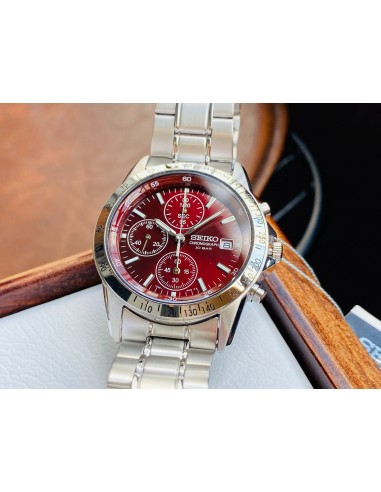 reloj cronógrafo hombre Seiko Spirit SBTQ045 JDM Limited model 38.5mm 100m WR correa de acero