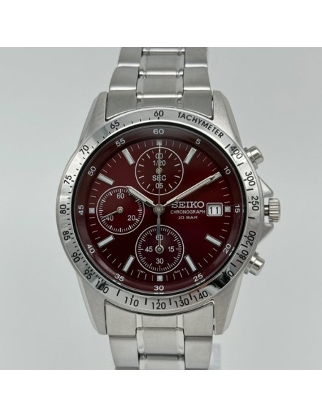 reloj cronógrafo hombre Seiko Spirit SBTQ045 JDM Limited model 38.5mm 100m WR correa de acero