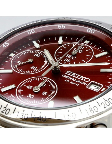 reloj cronógrafo hombre Seiko Spirit SBTQ045 JDM Limited model 38.5mm 100m WR correa de acero
