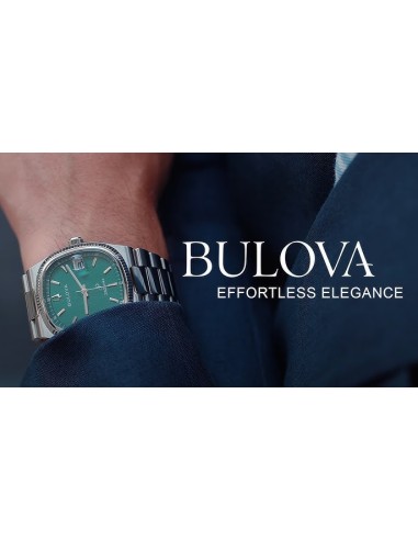 reloj hombre Bulova Precisionist Super Seville 96B439 262Hz 37,5mm Cristal de zafiro antirreflejos correa de acero