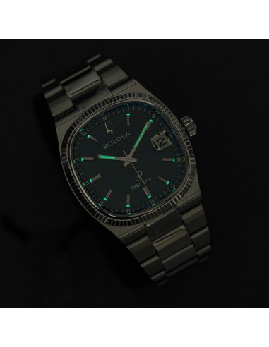 reloj hombre Bulova Precisionist Super Seville 96B439 262Hz 37,5mm Cristal de zafiro antirreflejos correa de acero