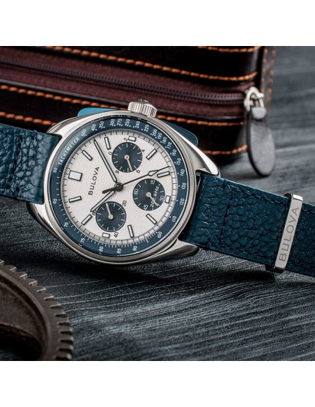 reloj cronógrafo hombre Bulova Apollo Lunar Pilot 98K112 43.5mm 50m WR Edición Especial