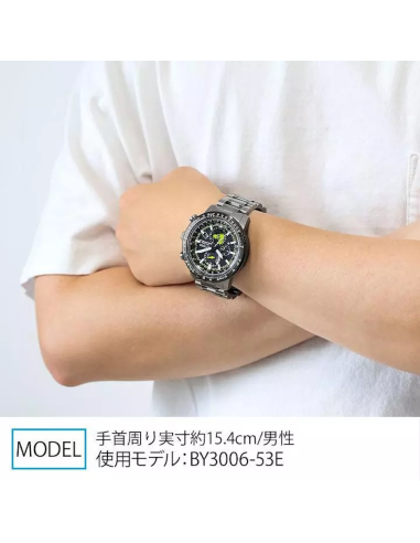 aviador hombre radiocontrol Citizen Promaster Sky GeoTrekk BY3006-53E JDM 46mm 200m WR cristal de zafiro