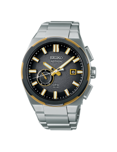 Reloj hombre Titanio GPS Solar Seiko Astron  SSJ026J1 42mm  3X62 100m WR Caja de titanio y aluminio correa de titanio