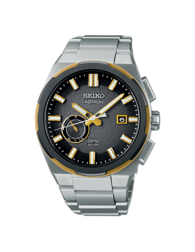 Reloj hombre Titanio GPS Solar Seiko Astron  SSJ026J1 42mm  3X62 100m WR Caja de titanio y aluminio correa de titanio