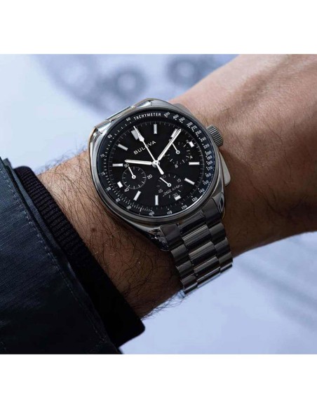 reloj cronógrafo hombre Bulova Apollo Lunar Pilot 96K111 43.5mm 50m WR Edición Especial
