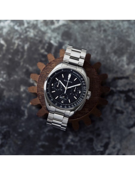 reloj cronógrafo hombre Bulova Apollo Lunar Pilot 96K111 43.5mm 50m WR Edición Especial