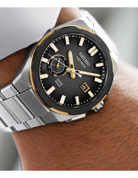 Reloj hombre Titanio GPS Solar Seiko Astron  SSJ026J1 42mm  3X62 100m WR Caja de titanio y aluminio correa de titanio